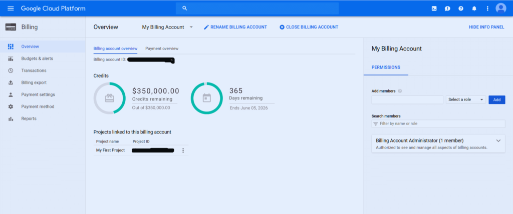 Google Cloud With 350K Credits